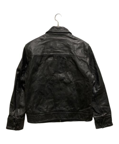 BANANA REPUBLIC（バナナリパブリック）BANANA REPUBLIC (バナナリパブリック) レザージャケット ブラック サイズ:Ⅿの古着・服飾アイテム