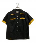 USEDユーズド）の古着「60's~ ボウリングシャツ」｜ブラック
