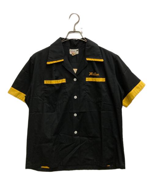 USED（ユーズド）USED (ユーズド) 60's~ ボウリングシャツ ブラック サイズ:38の古着・服飾アイテム