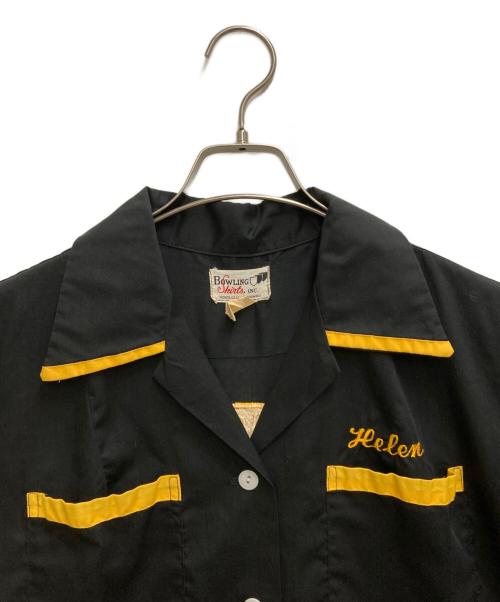 USED（ユーズド）USED (ユーズド) 60's~ ボウリングシャツ ブラック サイズ:38の古着・服飾アイテム