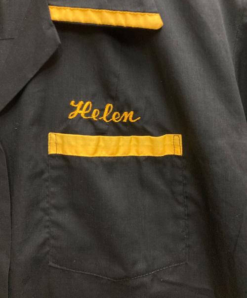 USED（ユーズド）USED (ユーズド) 60's~ ボウリングシャツ ブラック サイズ:38の古着・服飾アイテム