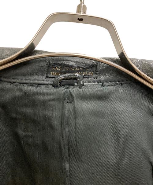 French Army（フランス軍）French Army (フレンチアーミー) 80'S~ パイロットレザージャケット ブラック サイズ:52の古着・服飾アイテム