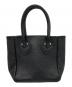 YOUNG & OLSEN The DRYGOODS STORE (ヤングアンドオルセン ザ ドライグッズストア) EMBOSSED LEATHER TOTE XS ブラック：8000円