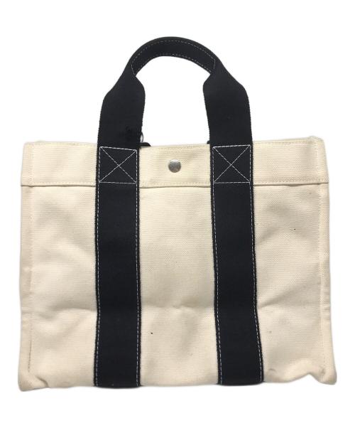 HERMES（エルメス）HERMES (エルメス) ボラボラ PM ホワイト×ブラックの古着・服飾アイテム