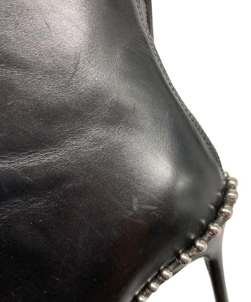 ALEXANDER WANG（アレキサンダー・ワン）ALEXANDER WANG (アレキサンダーワン) スタッズヒールブーツ ブラック サイズ:36の古着・服飾アイテム