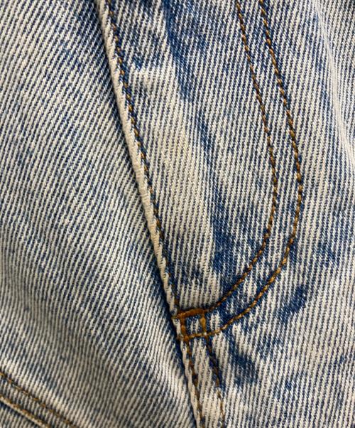 Y. PROJECT（ワイプロジェクト）Y. PROJECT (ワイプロジェクト) ラインストーンデニムパンツ インディゴ サイズ: 71cm (W28)の古着・服飾アイテム