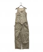 KAPITALキャピタル）の古着「フラワープリントN/Sオールインワン」｜ホワイト