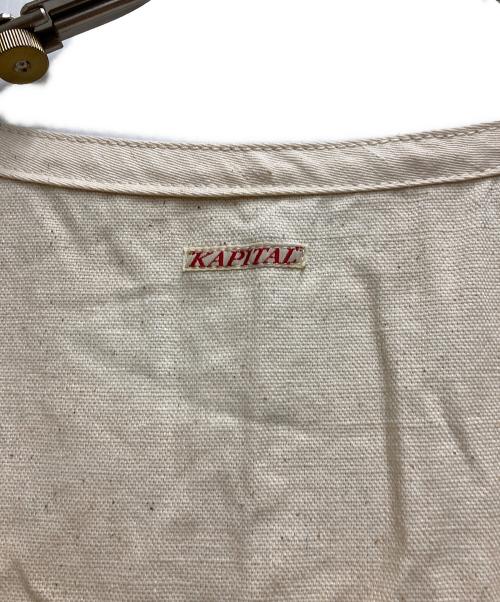 KAPITAL（キャピタル）KAPITAL (キャピタル) フラワープリントN/Sオールインワン ホワイトの古着・服飾アイテム