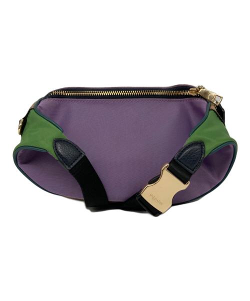 COACH（コーチ）COACH (コーチ) ボディバッグ ブラウン×パープルの古着・服飾アイテム