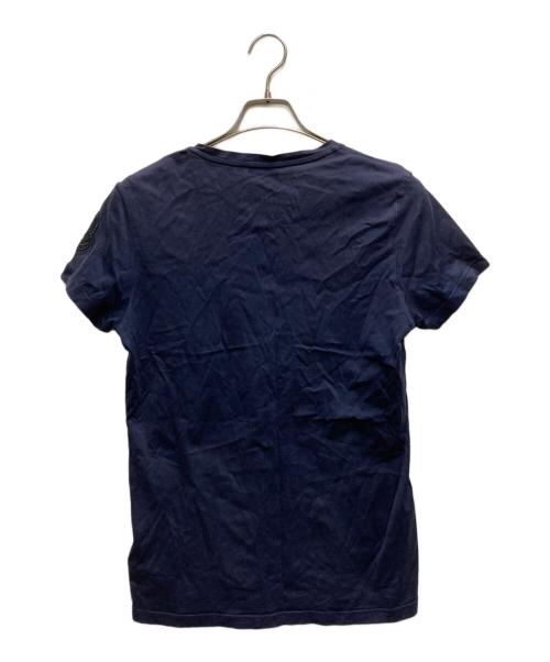 MONCLER（モンクレール）MONCLER (モンクレール) 袖ロゴクルーネックTEE ネイビー サイズ:Lの古着・服飾アイテム