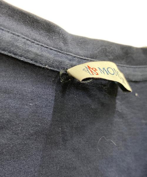 MONCLER（モンクレール）MONCLER (モンクレール) 袖ロゴクルーネックTEE ネイビー サイズ:Lの古着・服飾アイテム