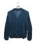 YOKE (ヨーク) SILK MOHAIR SKIPPER SWEATER ブルー サイズ:3：13000円