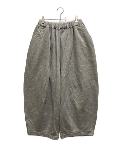 HARVESTY（ハーベスティー）HARVESTY (ハーベスティー) SILKETE FLEECE CROPPED EASY CIRCUS PANTS グレー サイズ:2 未使用品の古着・服飾アイテム
