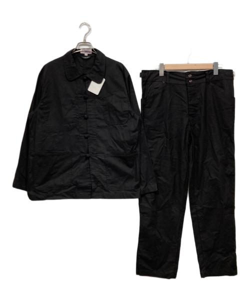 SHANGHAI（シャンハイ）SHANGHAI (シャンハイ) フレンチチャイナセットアップ ブラック サイズ:54の古着・服飾アイテム