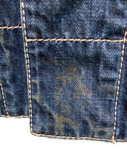 MARNI（マルニ）MARNI (マルニ) ピンクステッチデニムジャケット インディゴ サイズ:42の古着・服飾アイテム