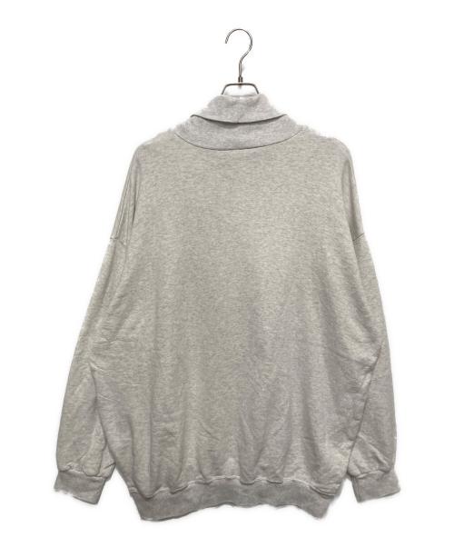KUME.JP（クメ）KUME.JP (クメ) タートルネックスウェット グレー サイズ:Lの古着・服飾アイテム