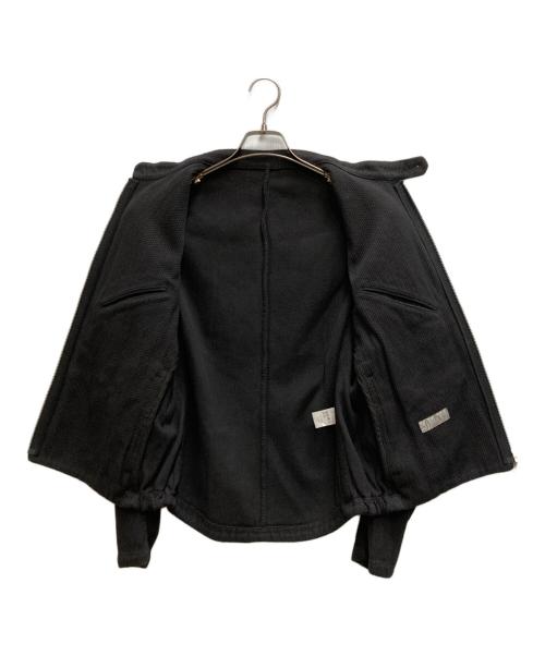 COLINA（コリーナ）COLINA (コリーナ) 刺し子ライダースジャケット ブラック サイズ:Ⅿの古着・服飾アイテム