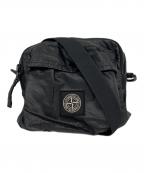 STONE ISLANDストーンアイランド）の古着「GARMENT DYED BUMBAG」｜ブラック