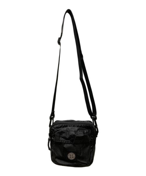 STONE ISLAND（ストーンアイランド）STONE ISLAND (ストーンアイランド) GARMENT DYED BUMBAG ブラックの古着・服飾アイテム