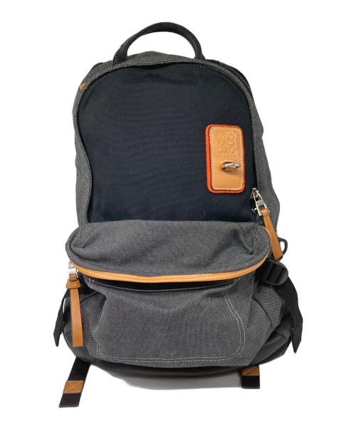 LOEWE（ロエベ）LOEWE (ロエベ) ELN バックパック グレー×ネイビーの古着・服飾アイテム