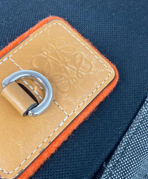 LOEWE（ロエベ）LOEWE (ロエベ) ELN バックパック グレー×ネイビーの古着・服飾アイテム
