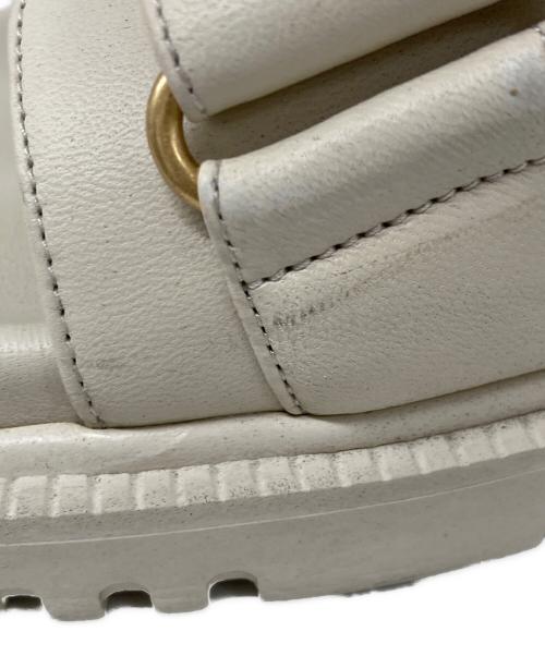 Christian Dior（クリスチャン ディオール）Christian Dior (クリスチャン ディオール) Dioract スライドサンダル ベージュ サイズ:38の古着・服飾アイテム