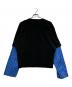 J.W.ANDERSON (ジェイダブリューアンダーソン) layered T-shirt ブルー×ブラック サイズ:Ⅿ：14000円