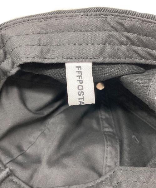 FFFPOSTALSERVICE（トリプルエフポスタルサービス）FFFPOSTALSERVICE (トリプルエフポスタルサービス) ロゴキャップ ブラックの古着・服飾アイテム