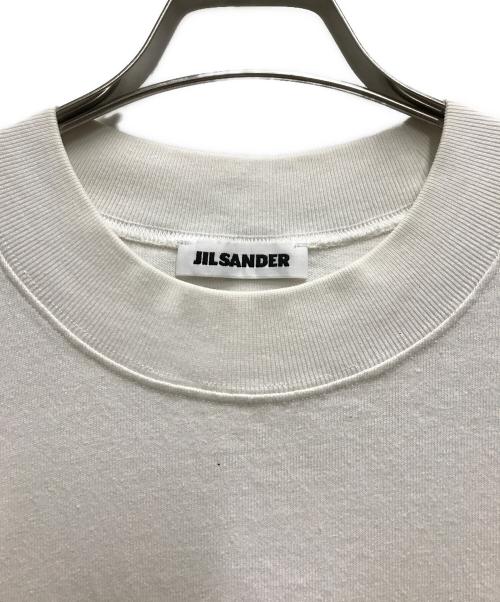 JIL SANDER（ジルサンダー）JIL SANDER (ジルサンダー) ロゴプリントＴシャツ ホワイト サイズ:Mの古着・服飾アイテム