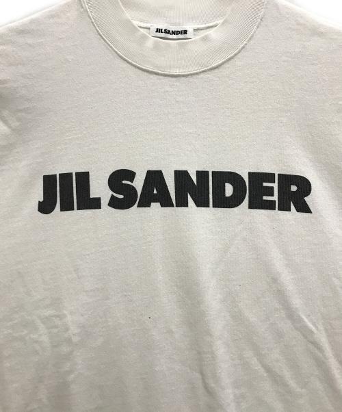 JIL SANDER（ジルサンダー）JIL SANDER (ジルサンダー) ロゴプリントＴシャツ ホワイト サイズ:Mの古着・服飾アイテム