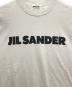 中古・古着 JIL SANDER (ジルサンダー) ロゴプリントＴシャツ ホワイト サイズ:M：16000円