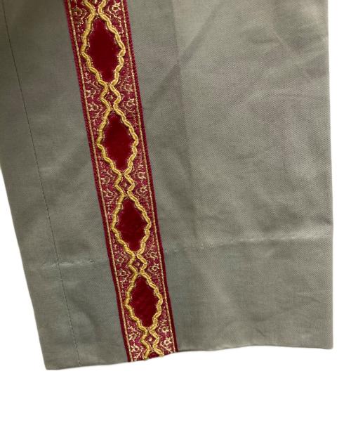 NUMBER (N)INE（ナンバーナイン）NUMBER (N)INE (ナンバーナイン) 側章デザインパンツ グレー サイズ:3の古着・服飾アイテム