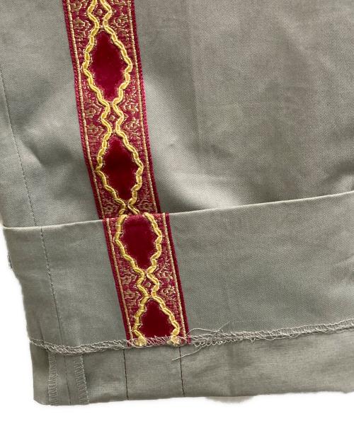 NUMBER (N)INE（ナンバーナイン）NUMBER (N)INE (ナンバーナイン) 側章デザインパンツ グレー サイズ:3の古着・服飾アイテム