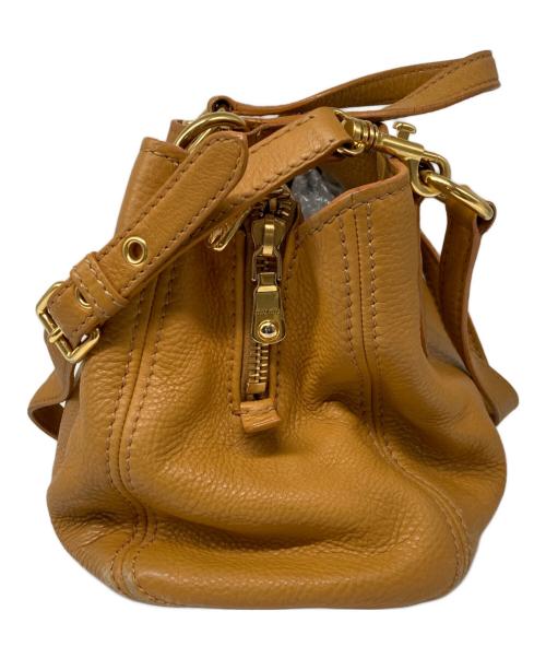 MIU MIU（ミュウミュウ）MIU MIU (ミュウミュウ) vitellocaribu ブラウンの古着・服飾アイテム