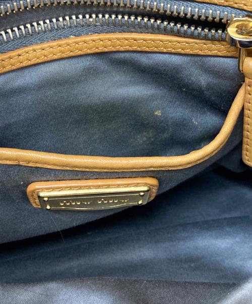 MIU MIU（ミュウミュウ）MIU MIU (ミュウミュウ) vitellocaribu ブラウンの古着・服飾アイテム