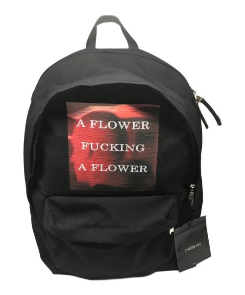 ALMOSTBLACK（オールモストブラック）ALMOSTBLACK (オールモストブラック) master-piece (マスターピース) グラフィックプリントバックパック ブラックの古着・服飾アイテム