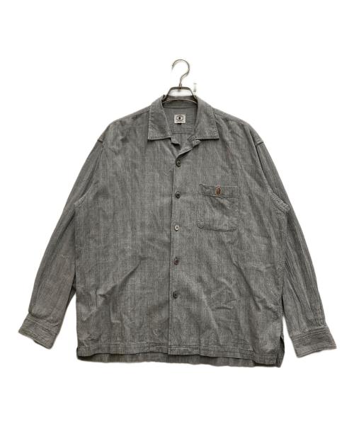 A BATHING APE（アベイシングエイプ）A BATHING APE (ア ベイシング エイプ) 90’s オープンカラーシャツ グレー サイズ:Ⅿの古着・服飾アイテム