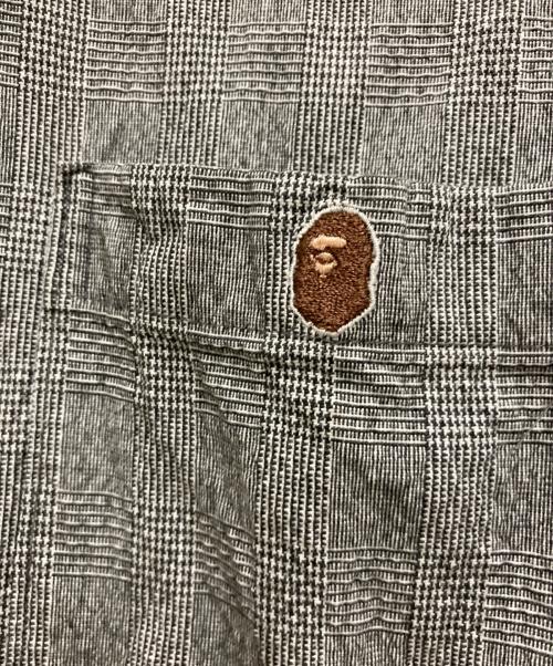 A BATHING APE（アベイシングエイプ）A BATHING APE (ア ベイシング エイプ) 90’s オープンカラーシャツ グレー サイズ:Ⅿの古着・服飾アイテム
