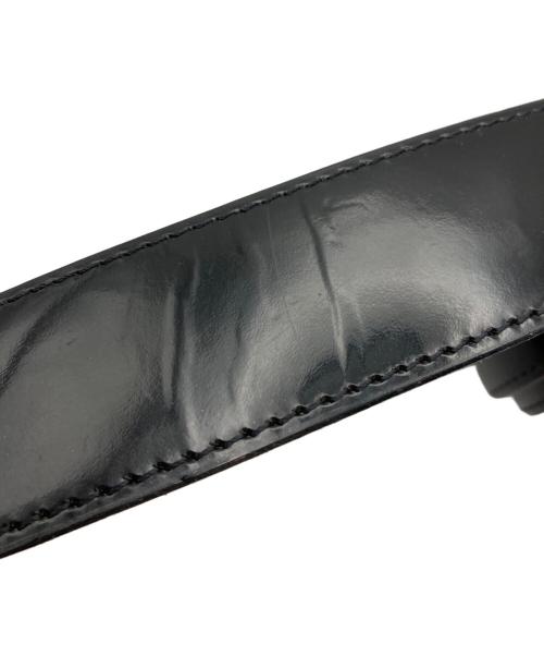 GUCCI（グッチ）GUCCI (グッチ) レザーベルト ブラック サイズ:32/80の古着・服飾アイテム