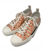 DIOR HOMMEディオール オム）の古着「トロッターラバーキャンバス スニーカー」｜ホワイト×オレンジ