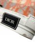 中古・古着 DIOR HOMME (ディオール オム) トロッターラバーキャンバス スニーカー ホワイト×オレンジ サイズ:42：22000円