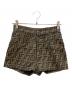 FENDI jeans（フェンディ ジーンズ）の古着「ズッカ柄ショートパンツ」｜ブラウン