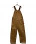 CarHartt（カーハート）の古着「ダックオーバーオール」｜ブラウン