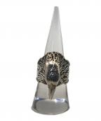 GUCCIグッチ）の古着「ANGER FOREST イーグルヘッドリング」｜シルバー