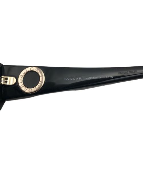 BVLGARI（ブルガリ）BVLGARI (ブルガリ) スクエアサングラス ブラック サイズ:57□17-140の古着・服飾アイテム