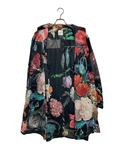 PAUL SMITH（ポールスミス）Paul Smith (ポールスミス) フラワープリントロングシャツ ブラック サイズ:Lの古着・服飾アイテム