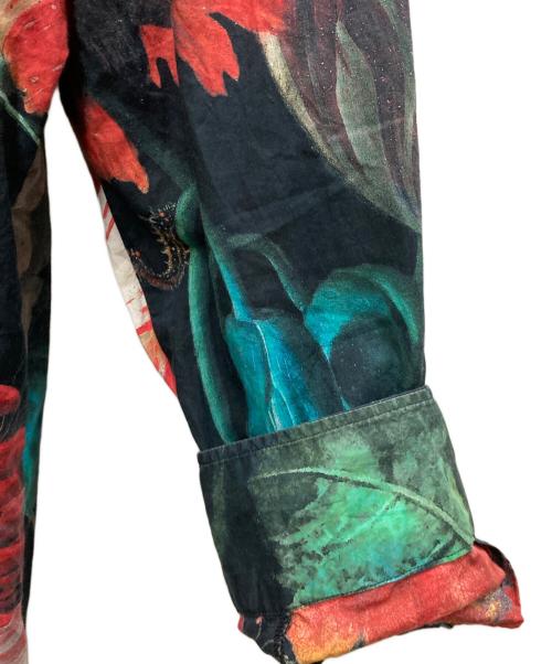 PAUL SMITH（ポールスミス）Paul Smith (ポールスミス) フラワープリントロングシャツ ブラック サイズ:Lの古着・服飾アイテム