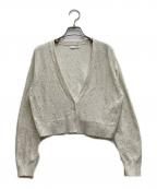 vallanバラン）の古着「Spangles Knit Cardigan」｜ホワイト
