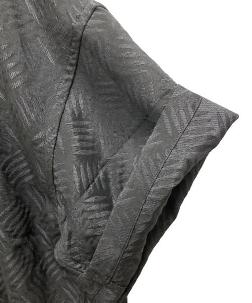 TIGHTBOOTH PRODUCTION（タイトブースプロダクション）TIGHTBOOTH PRODUCTION (タイトブースプロダクション) CHECKER PLATE HALF ZIP SHIRT ブラック サイズ:Lの古着・服飾アイテム