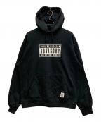 BlackEyePatchブラックアイパッチ）の古着「ADVISORY LABEL HOODIE」｜ブラック